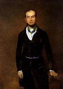 Ferdinand von Rayski Portrait of Count Zech-Burkersroda oil painting
